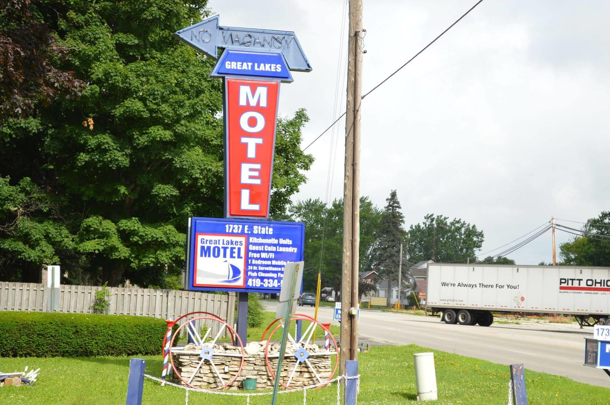 Great Lakes Motel Fremont Eksteriør bilde